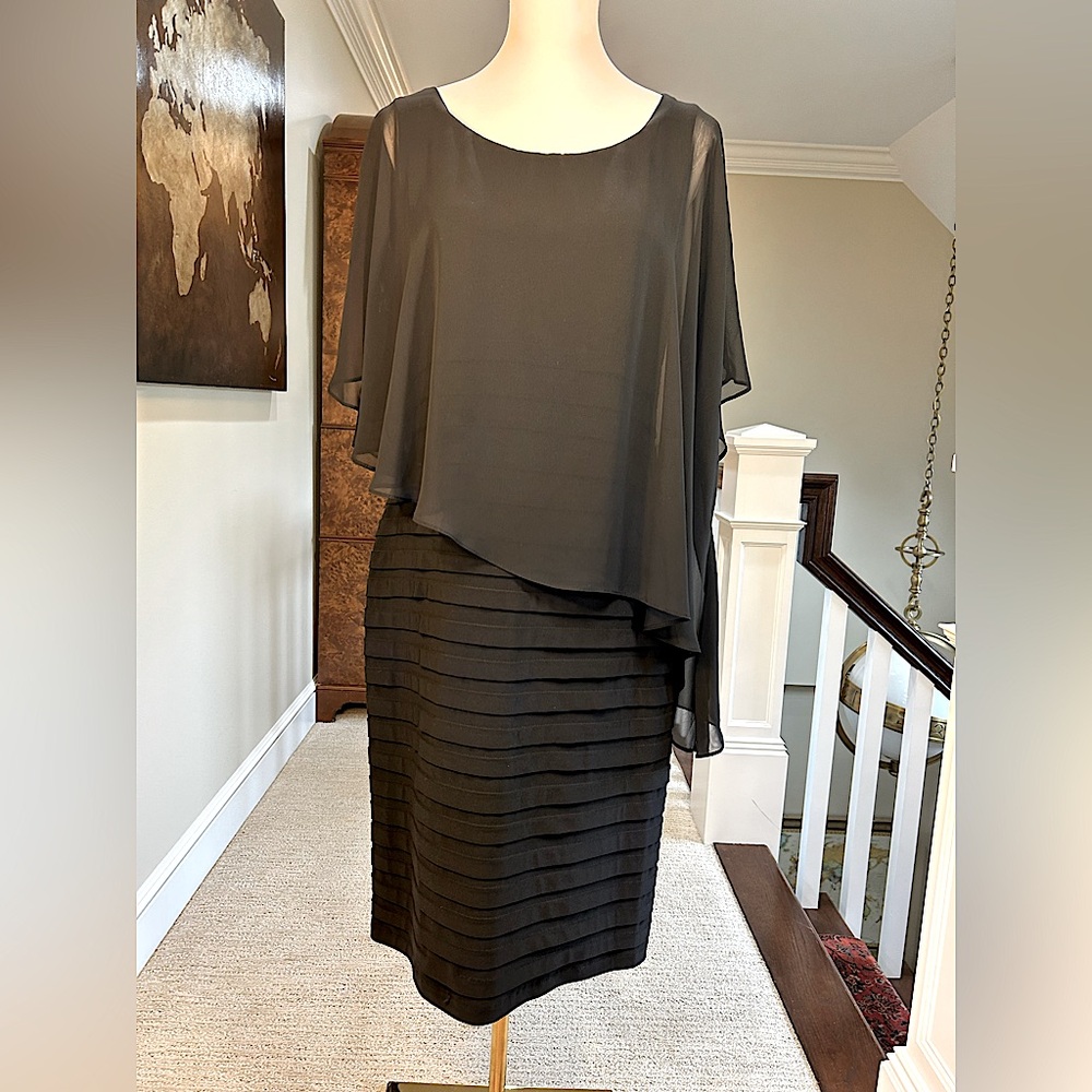 Scarlett Elegant Black Dress Mother of Bride or Groom. Cocktail, evening event
